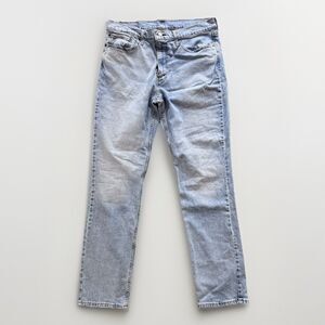 Levi's Men's 511 Jeans Mid Rise Slim Leg Fit Light Wash Heavyweight Size 36 x 32